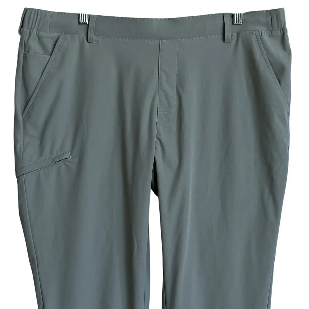 Greg Norman NEW Shark Graphic Mens XL Athleisure Pants Golf Performance Joggers